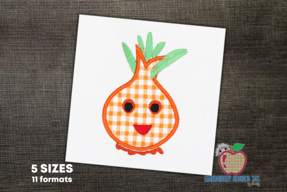 An Onion with a Smile As Cartoon