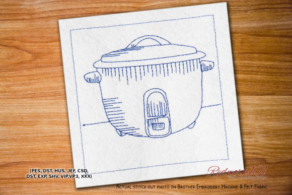 Rice Cooker Bluework