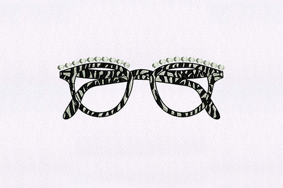Zebra Print Glasses